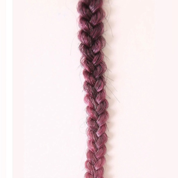 Pop by Hairdo 20” Pink Hair Extension Metallic Clip In Braid Extension Gift NEW! - Picture 6 of 12
